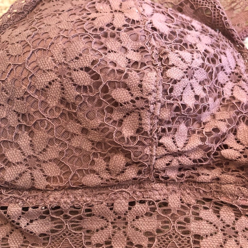 Aerie Racerback Lace Padded Wireless Bralette Size X-Small - Picture 11 of 11